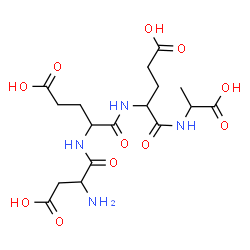 ChemSpider 2D Image | asp-glu-glu-ala | C17H26N4O11
