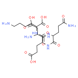 ChemSpider 2D Image | asp-gln-glu-lys | C20H34N6O10