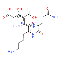 ChemSpider 2D Image | asp-gln-lys-glu | C20H34N6O10
