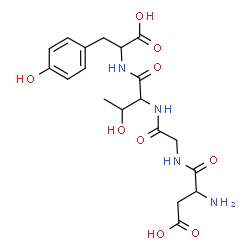 ChemSpider 2D Image | asp-gly-thr-tyr | C19H26N4O9