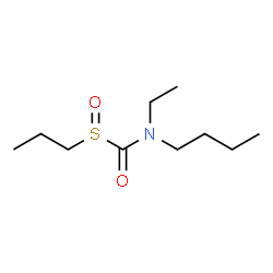 ChemSpider 2D Image | [Butyl(ethyl)amino](propylsulfinyl)methanone | C10H21NO2S