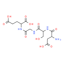 ChemSpider 2D Image | asp-ser-gly-glu | C14H22N4O10