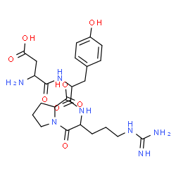 ChemSpider 2D Image | asp-tyr-arg-pro | C24H35N7O8