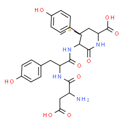 ChemSpider 2D Image | asp-tyr-tyr-met | C27H34N4O9S