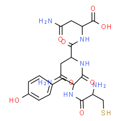 ChemSpider 2D Image | cys-tyr-asn-asn | C20H28N6O8S