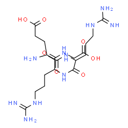 ChemSpider 2D Image | glu-arg-arg-gly | C19H36N10O7