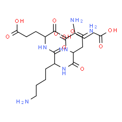 ChemSpider 2D Image | glu-asn-lys-glu | C20H34N6O10