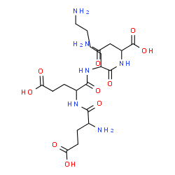 ChemSpider 2D Image | glu-glu-lys-asn | C20H34N6O10