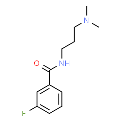 ChemSpider 2D Image | N-[3-(Dimethylamino)propyl]-3-fluorobenzamide | C12H17FN2O