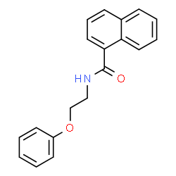 ChemSpider 2D Image | N-(2-Phenoxyethyl)-1-naphthamide | C19H17NO2