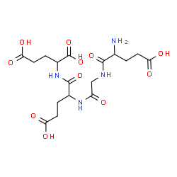 ChemSpider 2D Image | glu-gly-glu-glu | C17H26N4O11