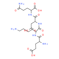ChemSpider 2D Image | glu-lys-asp-gln | C20H34N6O10