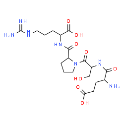 ChemSpider 2D Image | glu-ser-pro-arg | C19H33N7O8