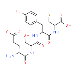 ChemSpider 2D Image | glu-ser-tyr-cys | C20H28N4O9S