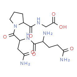 ChemSpider 2D Image | gln-asn-pro-gly | C16H26N6O7