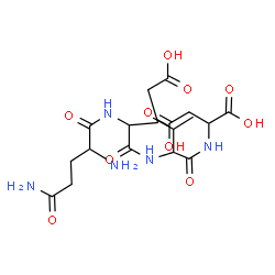 ChemSpider 2D Image | gln-glu-val-asp | C19H31N5O10
