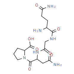 ChemSpider 2D Image | gln-gly-asn-pro | C16H26N6O7