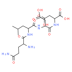 ChemSpider 2D Image | gln-leu-asp-asp | C19H31N5O10