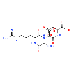 ChemSpider 2D Image | gly-arg-ser-asp | C15H27N7O8