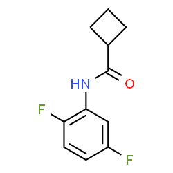 ChemSpider 2D Image | N-(2,5-Difluorophenyl)cyclobutanecarboxamide | C11H11F2NO