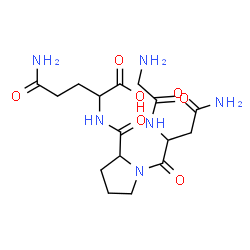 ChemSpider 2D Image | gly-asn-pro-gln | C16H26N6O7