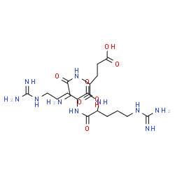 ChemSpider 2D Image | gly-glu-arg-arg | C19H36N10O7