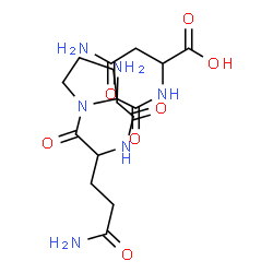 ChemSpider 2D Image | gly-gln-pro-asn | C16H26N6O7