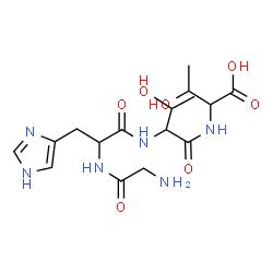 ChemSpider 2D Image | gly-his-thr-thr | C16H26N6O7