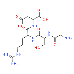 ChemSpider 2D Image | gly-ser-arg-asp | C15H27N7O8