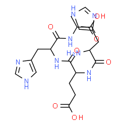 ChemSpider 2D Image | his-glu-his-ala | C20H28N8O7