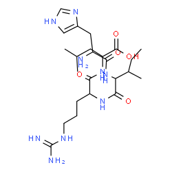 ChemSpider 2D Image | his-ile-arg-leu | C24H43N9O5