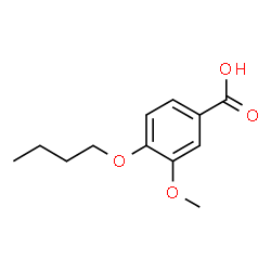 ChemSpider 2D Image | 4-Butoxy-3-methoxybenzoic acid | C12H16O4