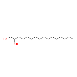 ChemSpider 2D Image | 15-Methyl-1,2-hexadecanediol | C17H36O2