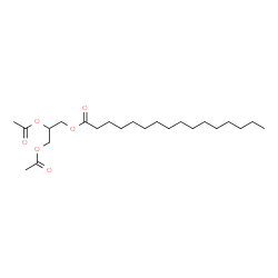 ChemSpider 2D Image | 2,3-Diacetoxypropyl palmitate | C23H42O6