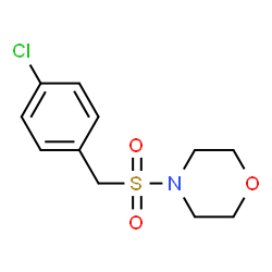 ChemSpider 2D Image | 4-[(4-Chlorobenzyl)sulfonyl]morpholine | C11H14ClNO3S
