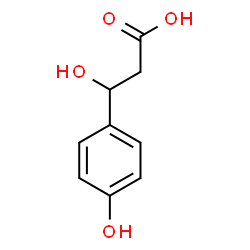 ChemSpider 2D Image | 3,4-Dihydroxy-b-phenylpropionic acid | C9H10O4
