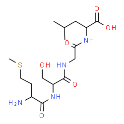 ChemSpider 2D Image | met-ser-gly-leu | C16H30N4O6S
