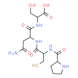 ChemSpider 2D Image | pro-cys-asn-ser | C15H25N5O7S
