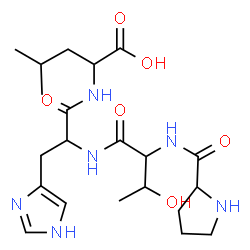 ChemSpider 2D Image | pro-thr-his-leu | C21H34N6O6