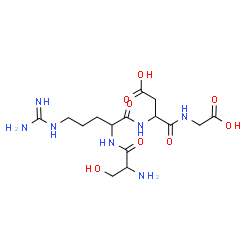 ChemSpider 2D Image | ser-arg-asp-gly | C15H27N7O8