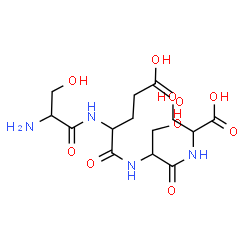 ChemSpider 2D Image | ser-glu-ser-ser | C14H24N4O10