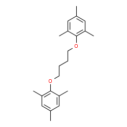 ChemSpider 2D Image | 1,1'-[1,4-Butanediylbis(oxy)]bis(2,4,6-trimethylbenzene) | C22H30O2