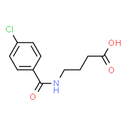 ChemSpider 2D Image | 4-(4-Chloro-benzoylamino)-butyric acid | C11H12ClNO3