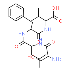 ChemSpider 2D Image | ser-leu-phe-val | C23H36N4O6