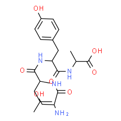 ChemSpider 2D Image | ser-leu-tyr-ala | C21H32N4O7