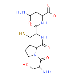 ChemSpider 2D Image | ser-pro-cys-asn | C15H25N5O7S