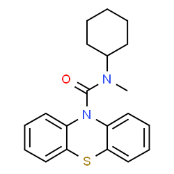 ChemSpider 2D Image | N-Cyclohexyl-N-methyl-10H-phenothiazine-10-carboxamide | C20H22N2OS