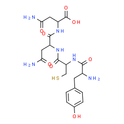 ChemSpider 2D Image | tyr-cys-asn-asn | C20H28N6O8S