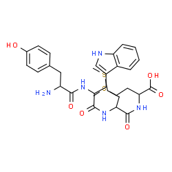 ChemSpider 2D Image | tyr-trp-met-met | C30H39N5O6S2