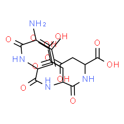 ChemSpider 2D Image | val-asp-asp-asp | C17H26N4O11